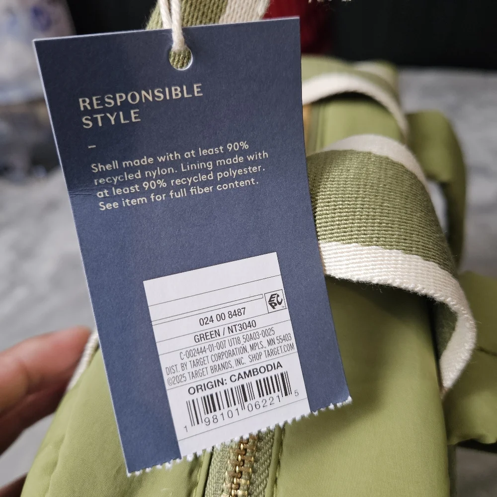 NEW Universal Thread Green Square Backpack - Picture 12 of 14
